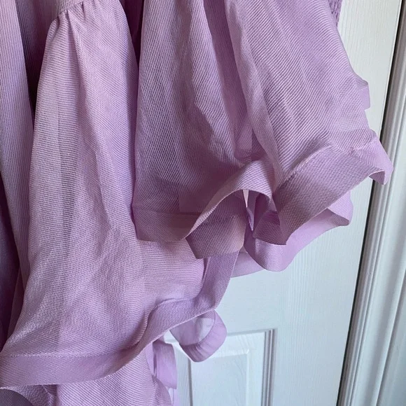 Elliatt Lavender High-Low Ruffle Dress - Picture 7 of 8